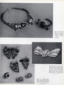 Chaumet, Mellerio, Boutemy (Jewels Art Deco) 1937 Necklace, Bracelet, Clips, Boucle de ceinture