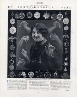Le Porte-Bonheur Idéal, 1912 - Jewels Fétiches, Texte par Flossie