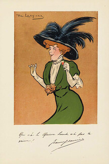 Quina Laroche (Drinks) 1900s Jeanne Granier, Caricature, Daniel De Losques