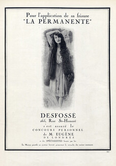 Desfossé (Hairstyle) 1922 Eugene