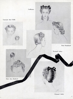 Guillaume, René Rambaud, Fernand Aubry, Desfosse (Hairstyle) 1940 Victoria nat
