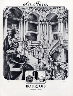 Bourjois (Perfumes) 1937 Soir de Paris Opera Garnier Louis Ferrand