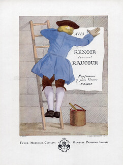 Renoir devient Raucour 1946 J. Daniel, d'aprés Bouchardon