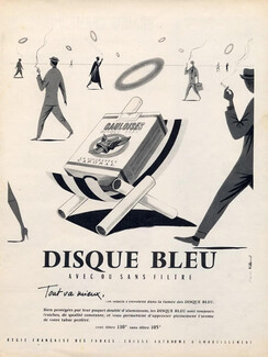 Gauloises (Cigarettes, Tobacco) 1957 Bernard Villemot