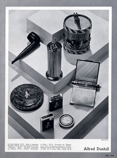 Alfred Dunhill 1937 Lighters Savory & Rollalite