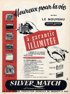 Silver Match 1957 Lighter