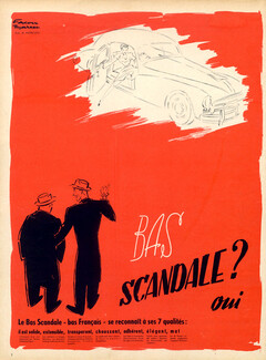 Scandale (Stockings) 1951 Facon Marrec