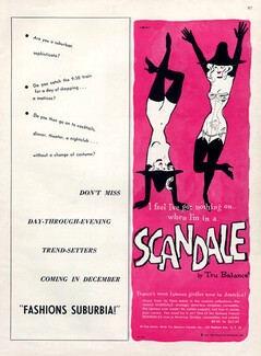 Scandale (Lingerie) 1954 Tru Balance