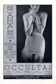 Scandale 1934 Occulta Girdle, Photo Blanc & Demilly