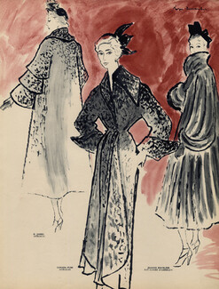 Jassel, Canada furs, Jeanne Bourlier (Fur Coats) 1949 Roger Descombes