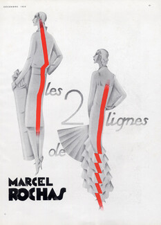 Marcel Rochas 1929 Evening Gown, Fashion Sport