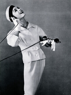 Jean Dessès 1957 Fashion Photography Arsac