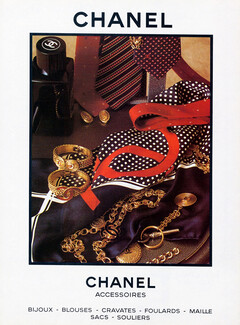 Chanel (Fashion Goods) 1983 Scarf, Tie, Bracelets..