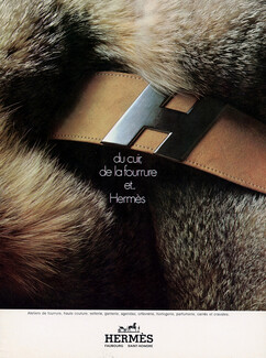 Hermès 1973 Belt, fur