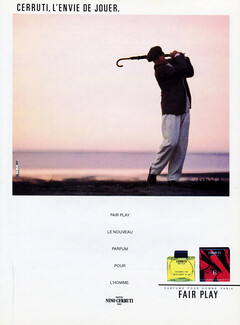 Nino Cerruti (Perfumes) 1985 Fair Play