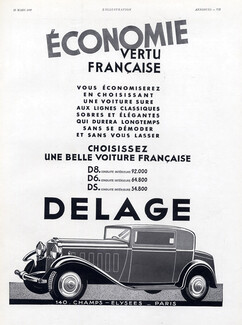 Delage (Cars) 1932