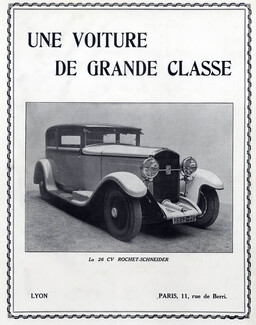 Rochet-Schneider (Cars) 1929