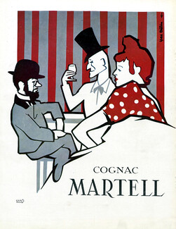 Martell (Cognac) 1954 Toulouse Lautrec, Yves Bétin
