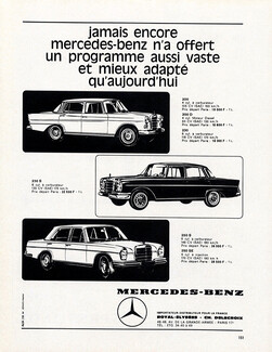 Mercedes-Benz 1965 200, 230S, 250S