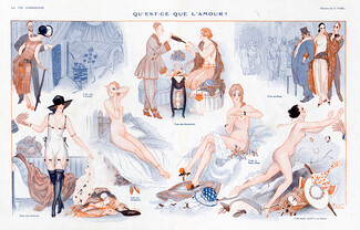 Qu'est-ce que l'amour ?, 1921 - Armand Vallée Nude, Lingerie