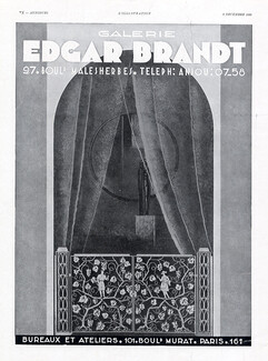 Edgar Brandt 1930 Decorative Arts, Ironworks