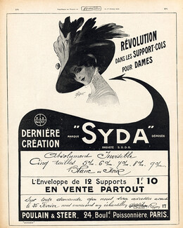 Syda (for collar) 1910 Préjelan, Poulain & Steer