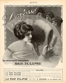 Desfossé (Hairstyle) 1913 ''Raie Eclipse''