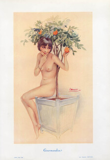 Suzanne Meunier 1930 Gourmandise, Nude