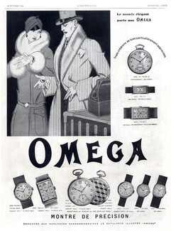 Omega 1928 René Vincent, Elegant Parisienne