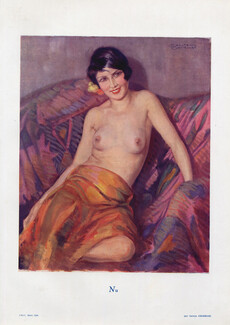 Gaston Cirmeuse 1930 Topless
