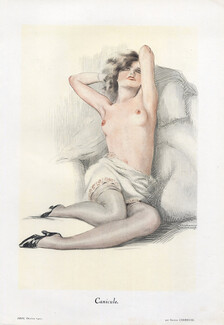 Cirmeuse 1929 Canicule - Heatwave, Topless