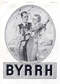 Byrrh (Drinks) 1933 Printemps, Spring, Georges Leonnec