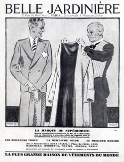 Belle Jardinière (Department store) 1928 Men's Clothing, Arnold