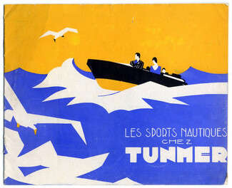 Tunmer 1932 Water Sports Hulls of Boats of Races Outboard Motors Canoés Dugouts Kayak, 18 pages