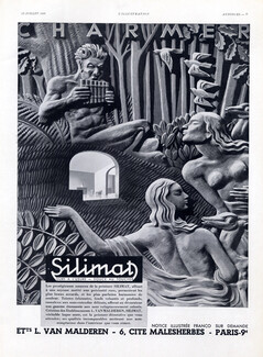 Silexore Silimat 1935 Ets L.Van Malderen, Bleuer