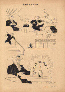 Bourjois (Perfumes) 1930 Pierre Herault Comic Strip