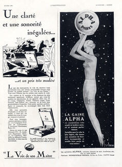 Alpha (Lingerie) 1930 Georges Lepape, Girdle, Ets Schoenfeld Frères