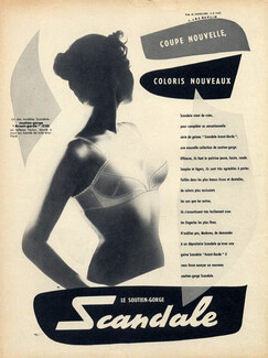 Scandale (Lingerie) 1956 Bra, Jean Jacquelin