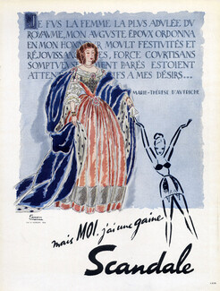 Scandale (Lingerie) 1948 Marie-Thérese d'Autriche, Facon Marrec