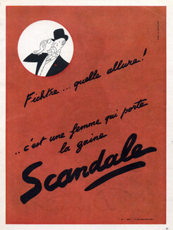 Scandale (Lingerie) 1945 Raymond de Lavererie