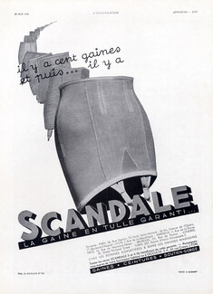 Scandale (Lingerie) 1938 Girdle