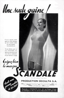Scandale (Lingerie) 1936 Girdle, Georges Saad
