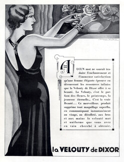 Velouty de Dixor 1932 Art Déco Style, Jacques Leclerc
