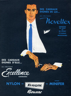Noveltex 1960 Men's Clothing, Boussac, René Gruau