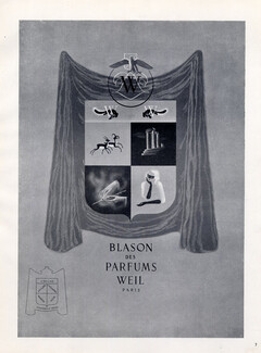 Weil (Perfumes) 1942 Blason des Parfums