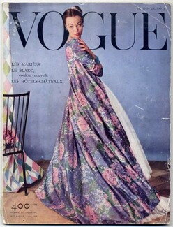 Vogue Paris 1954 May Jacques Griffe Wedding Dresses, Henry Clarke