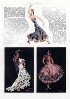 Antonia Argentina, 1928 - Dances, Tango Andalou, Boléro, Gypsy, Marguerite Mackain, Texte par Robert de Beauplan