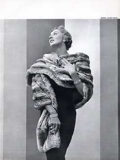Mendel-Maggy Rouff (Fur Clothing) 1955 Jewels Van Cleef & Arpels