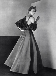 Lucile Manguin 1953 Evening Gown, Pottier