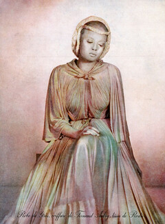 Grès 1945 Evening Gown, Rodier, Fernand Aubry
